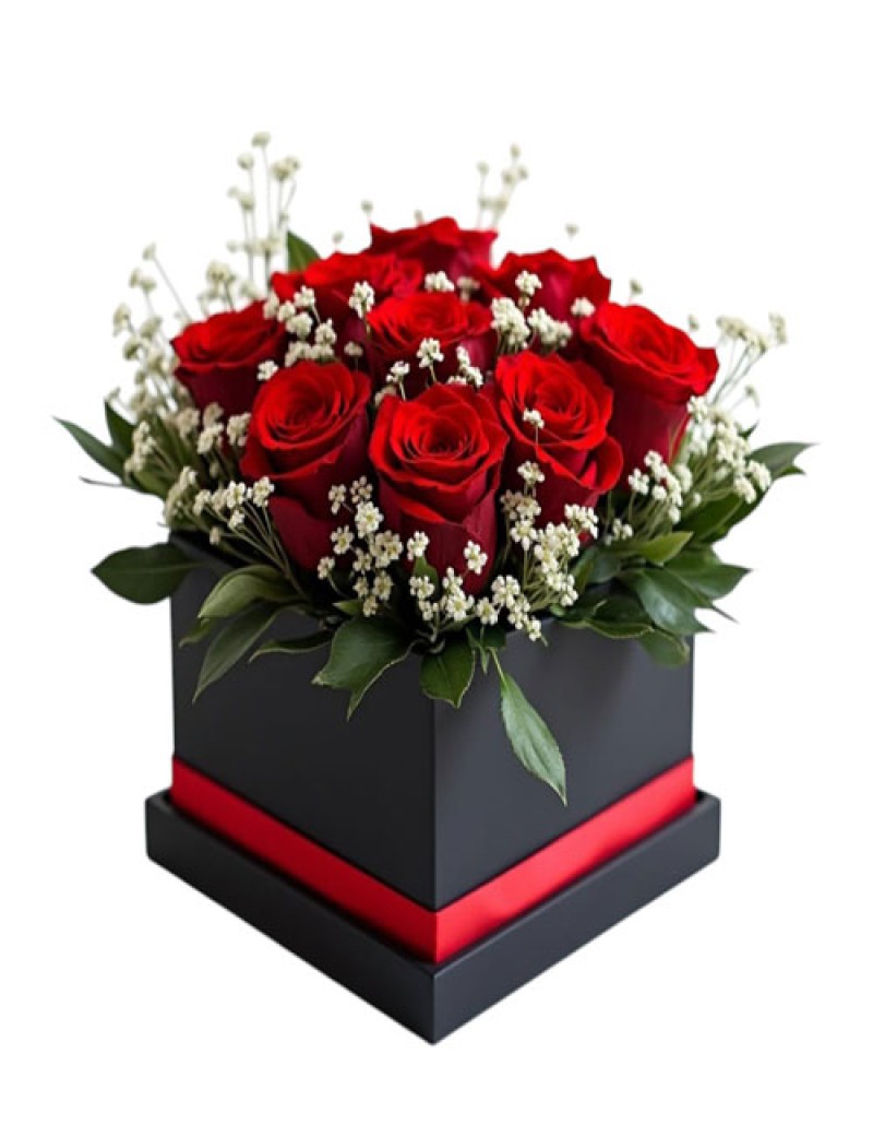 Kutuda Gül Aranjmanı